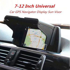 네비게이션 햇빛가리개 차량용 GPS 네비썬캡 7 12인치 차양 스크린 본넷 바이저 디스플레이 범용 조명 배리
