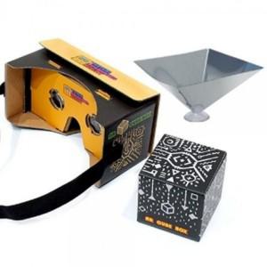 실험세트 3D구글 3in1 카드보드 (AR+VR+홀로그램) 플러스 과학실험키트