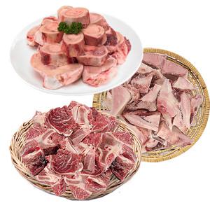 [황금한우] 한우 사골1kg+반골1kg 외 보신상품 골라담기 (사골 우족 잡뼈 반골 목뼈 도가니 등)