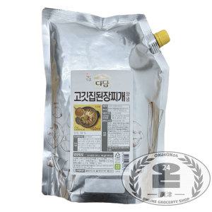 다담 고깃집 된장찌개 양념 2kg 업소용 대용량 양념장