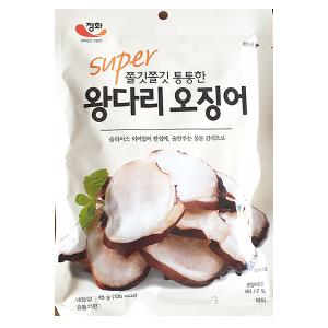 정화식품 왕다리 오징어 / 편의점 전기구이 오징어채 진미채 영양 간식 맥주안주 가문어