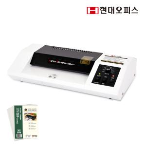 [현대오피스] A4 코팅기 PL-3400 PLUS+A4코팅지 50매 코팅기계 9단계온도조절