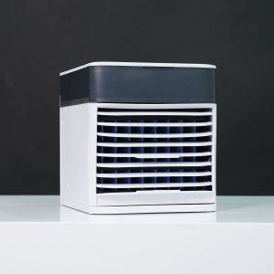 큐브 파워냉풍기 이동식휴대용 LED에어쿨러 에어쿨러 가성비좋은 여름용품 얼음냉풍기