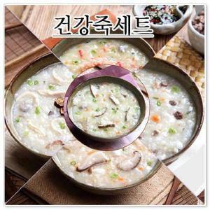 [다림죽] 건강죽세트(9팩)- 전복죽+쇠고기야채죽+뽕잎닭죽+게살죽