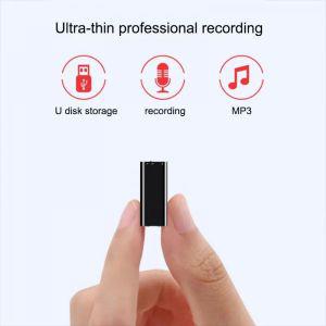 녹음기 미니 USB 펜 음성 디지털 Mp3 재생 마이크로 오디오 사운드 녹음 장치 16G 32G