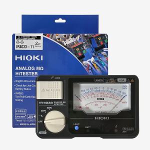 히오키 아날로그 절연저항계 IR4033-11 전류 전압 저항 측정용 전기테스터기 전압테스터기
