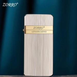 Zorro ZC5 초박형 등유 라이터 휴대용 순동 방풍 그라인딩 휠 담배 흡연 가제트 남성용 선물