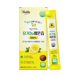 유기농 레몬즙 원액 100% 스틱 레몬수 레몬 착즙 주스 스페인