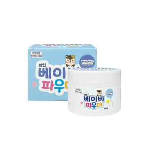 삼현제약 토닥 베이비파우더 100ml x 1개 땀띠분 무석면