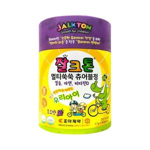 잘크톤 멀티쑥쑥 츄어블정 3.7g * 90정 (포도맛)