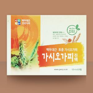 토종 가시오가피즙 50Pack 백두대간 진한 100mL 용량