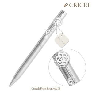 [CRICRI] 스와로브스키 크리스탈 제작 고급 행운 열쇠 볼펜 선물 B1405