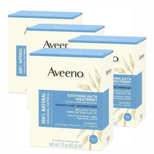 Aveeno 아비노 순한 건성피부용 오트밀 입욕제 8개입X4팩 총32회분 Soothing Bath Dry Eczema