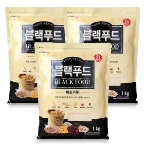 곡물명가블랙푸드미숫가루 1kg x3개