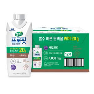 셀렉스 프로핏 웨이프로틴, 초콜릿, 330ml, 12개