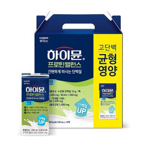 후디스 하이뮨 프로틴 음료 저당, 190ml, 16개