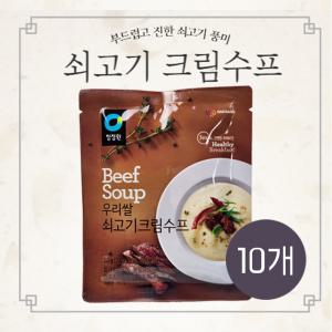 청정원 우리쌀 쇠고기 크림수프 60g 10개