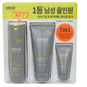 아이디얼 포맨 퍼펙트 올인원 밀크 150mlx2개+30ml