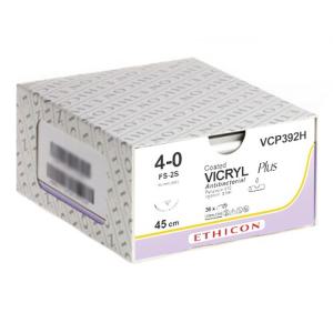 에치콘 바이크릴플러스 봉합사 VCP392H (4/0) 19MM 3/8CIRCLE 45CM 36개입
