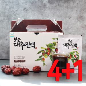 보은 대추진액 대추즙 80ml 20포 4+1(총100포) 엑기스 100%