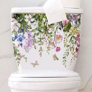 화장실 인테리어 꽃 포인트 스티커 인테리어스티커
