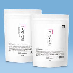 살림백서 대용량 구연산 1kg 2개입 리필형