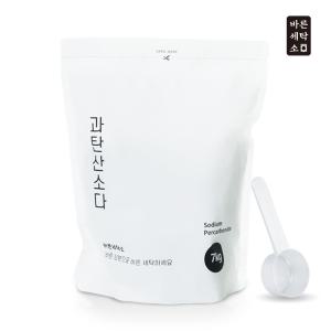 바른세탁소 과탄산소다 파우치 7kg+스푼1개외/베이킹소다 모음전