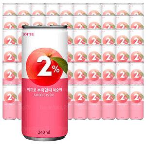 2% 부족할때 복숭아 240ml x 60캔 이프로 이온 음료수