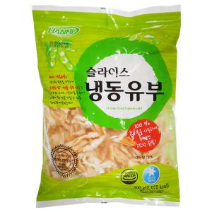 한미 슬라이스 유부(냉동) 500g