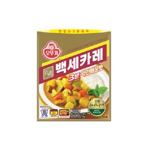 오뚜기 3분백세카레 약간매운맛200g x 6개 /