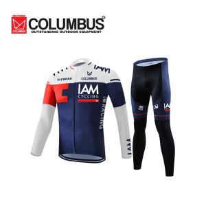 IAM CYCLING TEAMS 긴팔 남성 사이클복 상하의세트/자전거의류