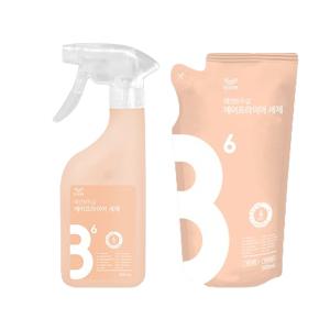 레인보우샵 에어프라이어 세제 용기, 500ML, 1개 + 리필, 500ML, 1개