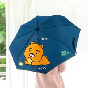 1300K 올디자인마켓 카카오프렌즈 포인트 3단 자동 우산 - 라이언