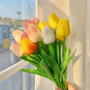 1300K 이지핏2 튤립 조화 꽃 장식 인테리어 부케 셀프웨딩 웨딩촬영소품