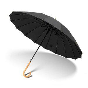 다섯가지 봄컬러 튼튼한 우드그립 장우산
