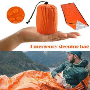 슬리핑백 야외 생존 하이킹 캠핑 휴대용 방수 비상시