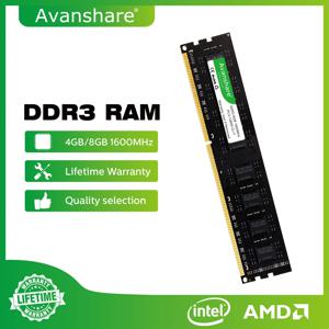 Avanshare Ram DDR3 DDR4 16GB 8GB 4GB 2GB 1333 1600 2400 2666 3200MHz 데스크탑 메모리 UDIMM 모든 마더보드용 인텔 AMD