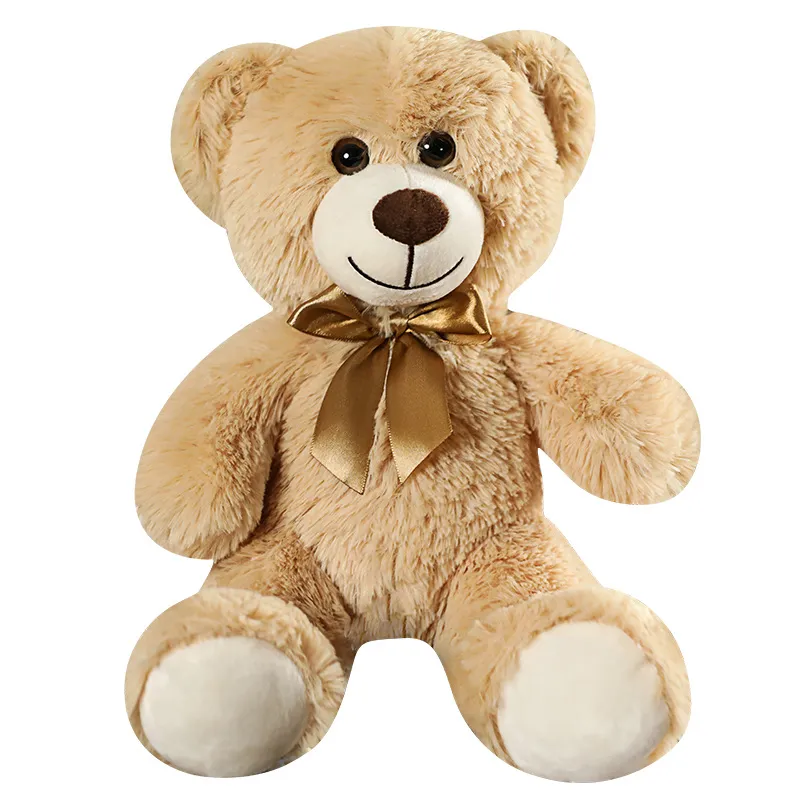 귀여운 다채로운 나비 넥타이 곰 인형 봉제 장난감, 포옹 곰 인형, 어린이 생일 선물 베개, 테디 베어, 집 거실 침실, 35cm