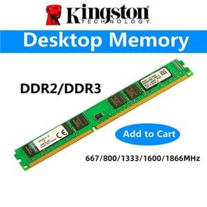 Kingston PC RAM 데스크탑 메모리 모델, PC2, DDR2, 2GB, 800Mhz, 667MHz, PC3, DDR3, 4GB, 8GB, 1333MHZ, 1600MHZ, 1866MHz, ddr3 RAM