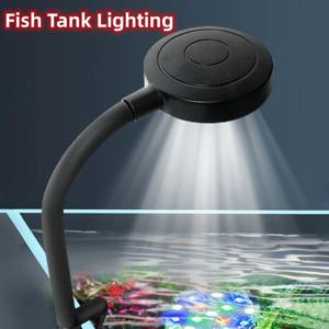 USB 수족관 조명 LED 방수 어항 조명, 수중 물고기 램프, 수족관 장식 식물 램프, 미니 어항 조명, 3W, 5V