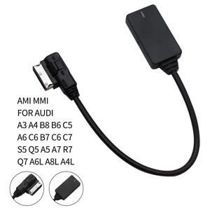 AMI MMI MDI 무선 Aux 블루투스 호환 5.0 오디오 어댑터 케이블, 아우디 A3 A4 B8 B6 Q5 A5 A7 R7 S5 Q7 A6L A8L A4L 용