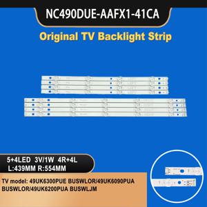 TV-206 5 + 4 LED 스트립 NC490DUE-AAFX1-41CA, 49UJ6300, 49 인치, 49LK5700, 49UK6200, 49UK6300, 49UJ630V, 백라이트 TV