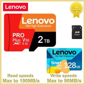 레노버 메모리 카드, 128GB 클래스 10 A2 U3 마이크로 TF SD 카드, V30 4K HD SD 카드, 카메라, 휴대폰, PS4 용 맞춤형 선물 아이디어