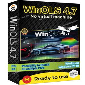 Winols 4.7 완전 활성화 immo 도구, Windows 7 10 11, Vmware 다국어, 2021 Damos, ECM 티타늄, IMMO 서비스 도구 필요 없음