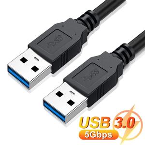 하드 드라이브 방열기용 USB 3.0-USB 3.0 익스텐션 케이블, USB A 수-수 2.0 연장 코드, 고속 데이터 변속기
