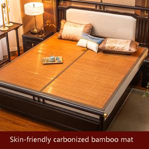 여름 매트 침실 기숙사 싱글 침대 대나무 매트 양면 대나무 매트 바닥 스톨 매트 피부 친화적인 탄화 대나무 매트