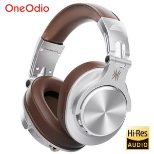 Oneodio A70 퓨전 유선 및 무선 블루투스 5.2 헤드폰, 마이크 포함, 오버 이어 스튜디오 DJ 헤드폰, 녹음 헤드셋