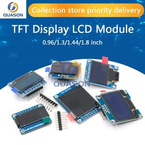 TFT 디스플레이 0.96 1.3 1.44 1.8 인치 IPS 7P SPI HD 65K 풀 컬러 LCD 모듈, ST7735 / ST7789 드라이브 IC 80*160 240*240 (OLED 아님)