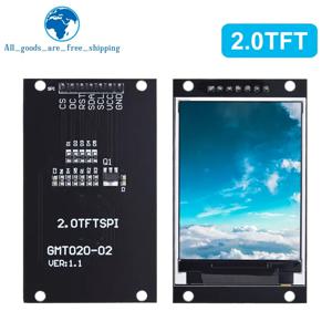 TZT TFT 디스플레이 OLED LCD 드라이브 IC, 아두이오 풀 컬러 LCD 디스플레이 모듈용 도트 매트릭스 SPI 인터페이스, ST7789V, 240RGBx320, 2.0 인치