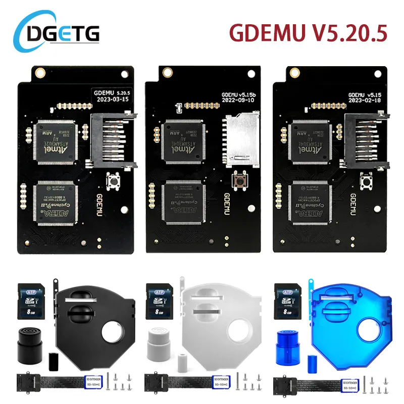 GDEMU 광학 드라이브 에뮬레이션 보드 및 원격 카드 마운트 키트, DC 콘솔용, SEGA 드림캐스트 gdemu GDU DC VA1, 5 20 V5.20.5
